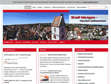 Tablet Screenshot of mengen.de